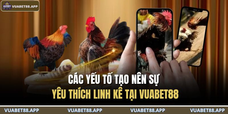 Các yếu tố tạo nên sự yêu thích linh kê tại VUABET88