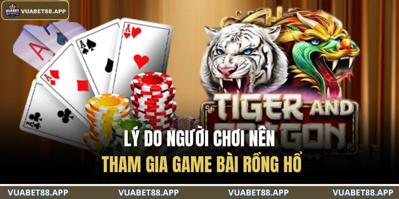 Lý do người chơi nên tham gia game bài Rồng Hổ